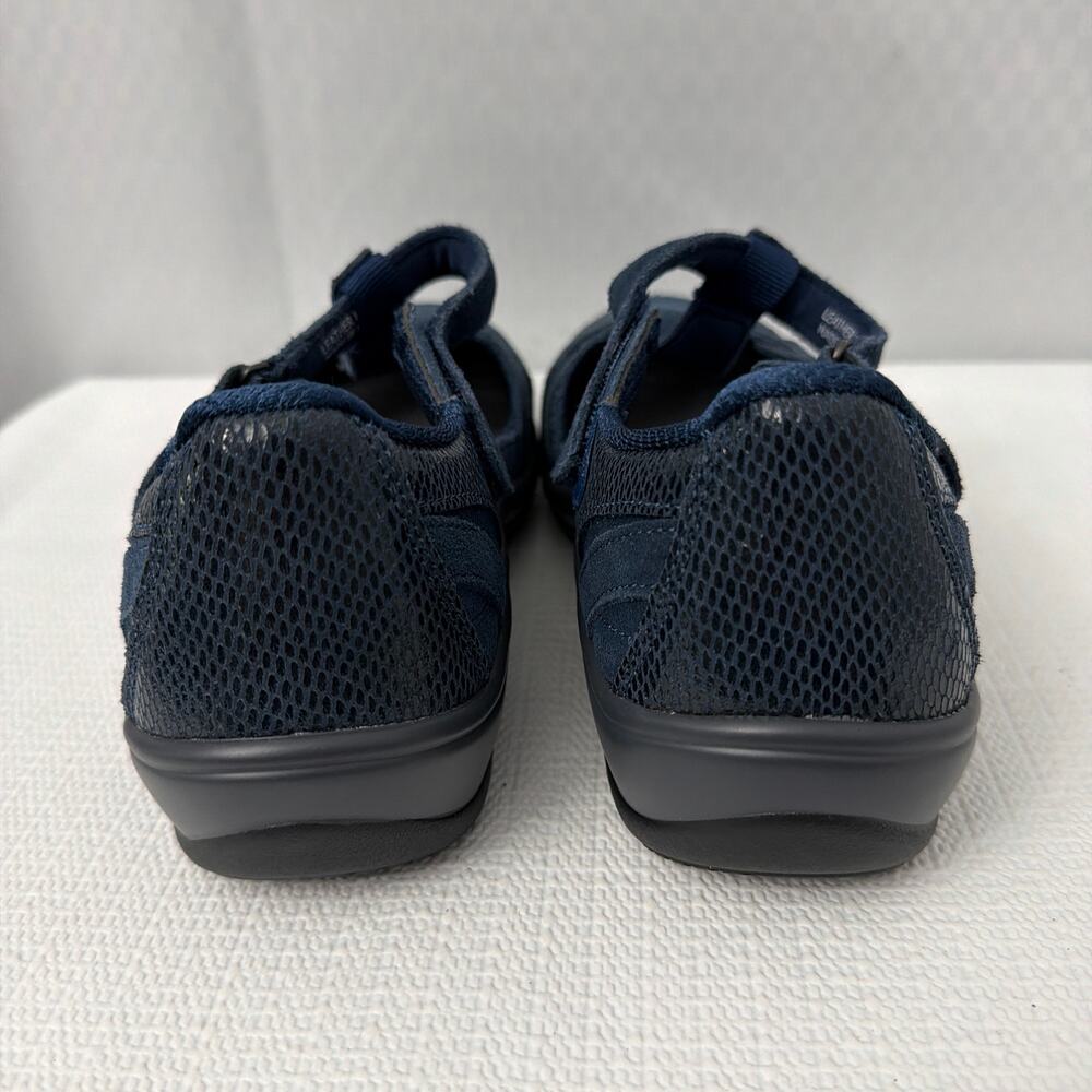 Orthofeet Shoes Women’s 5.5 X-Wide Juno Blue Mary Jane Comfort Suede - Picture 5 of 9